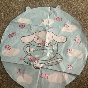 Sanrio Cinnamoroll Light Blue Balloon with Pink Accents